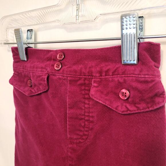 Vintage Nick Jr Girls Pants 3T Magenta Embroidered Flowers Y2K Toddler - Picture 3 of 7